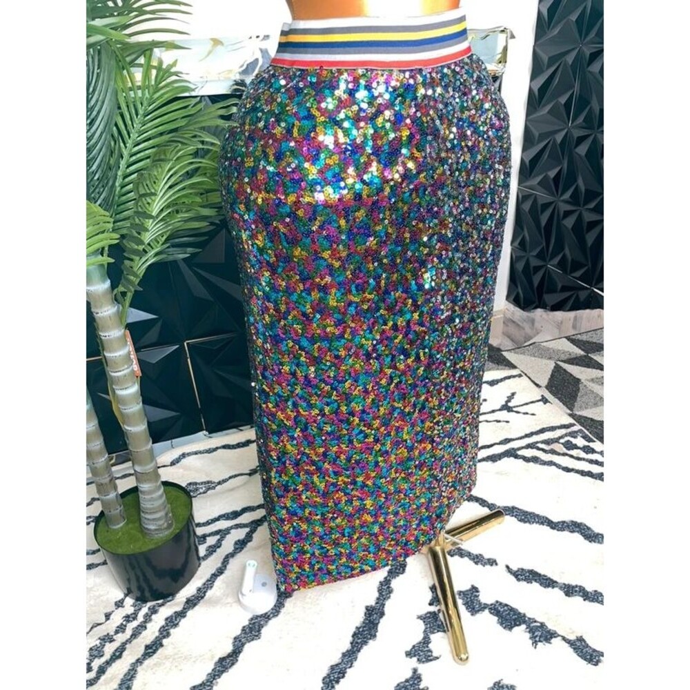 🔥Long Sequined Skirt